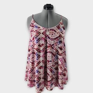 Show Me Your Mumu Circus Mini Dress Women's M Pink Abstract Slip Lined NWT